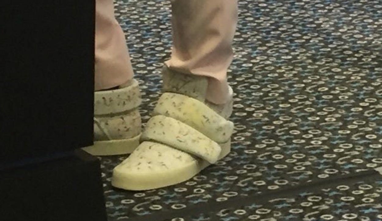 cheese shoes